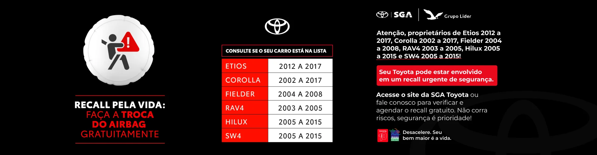 Recall pela vida